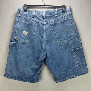 Wrangler Denim Carpenter Jean Shorts Men's 36 Workwear Baggy Y2K Skater Jorts